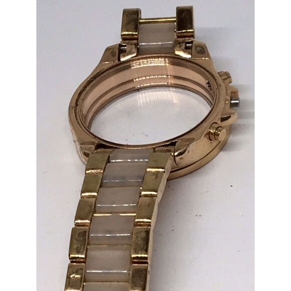 Authentic Fossil Watch Bracelet Parts Links Case Band 18mm Rose Gold/Pink A651 - Picture 8 of 10